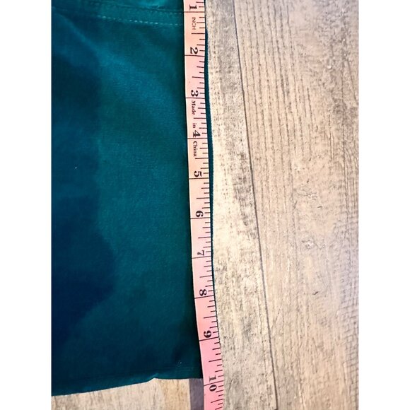 Teal Corduroy Wide-Leg Pants By Copper Key Size 3 Mid-Rise With Button & Zipper - Picture 8 of 12
